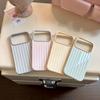 ins wind personalized stripes are suitable for Apple 17Pro mobile phone case iphone16 anti-drop 15 simple niche 14 soft 13