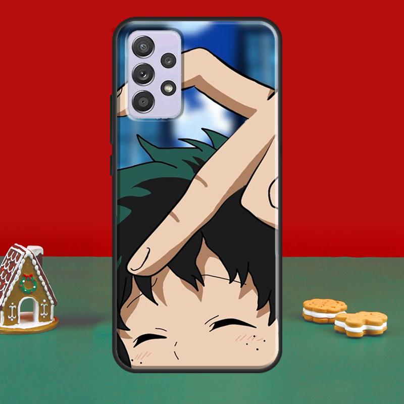 Deku Izuku Midoriya My hero academia Case For Samsung A52 A12 A22 A32 A42 A72 A51 A71 A50 A70 A41 A31 A11 A21S A52S Soft Cover