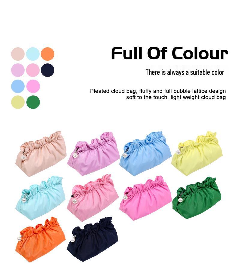 Travel Cosmetic Bag: High-Value, Pleated, Waterproof, Multi-Color, Portable Toiletry Storage