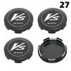 4 PZ 64MM Diametro Esterno / 62MM Diametro Interno Tappo Per Cerchi WORK EMOTION EQUIP MEISTER Logo VS & WORK Tappo Centrale Ruota Copri Ruota Auto Sportiva Tappi Mozzo