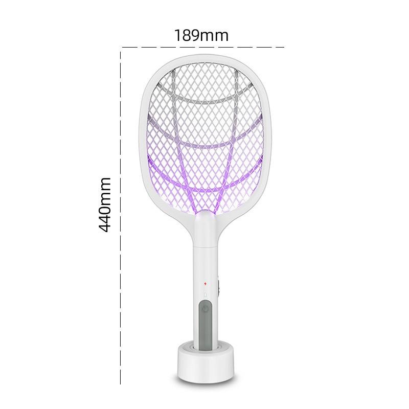 Electric Mosquito Killer USB Rechargeable Intelligent Fly Swatter Mosquito Trapper 2 In 1 Summer Fly Swatter Trap Flies Insect Killer Pest Control