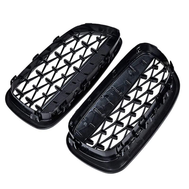 Car Front Bumper Sport Racing Grill Grilles For BMW 5 Series F10 F11 F18 520I 523I 528I  520D 530D 10-16 Diamond Kidney Grille
