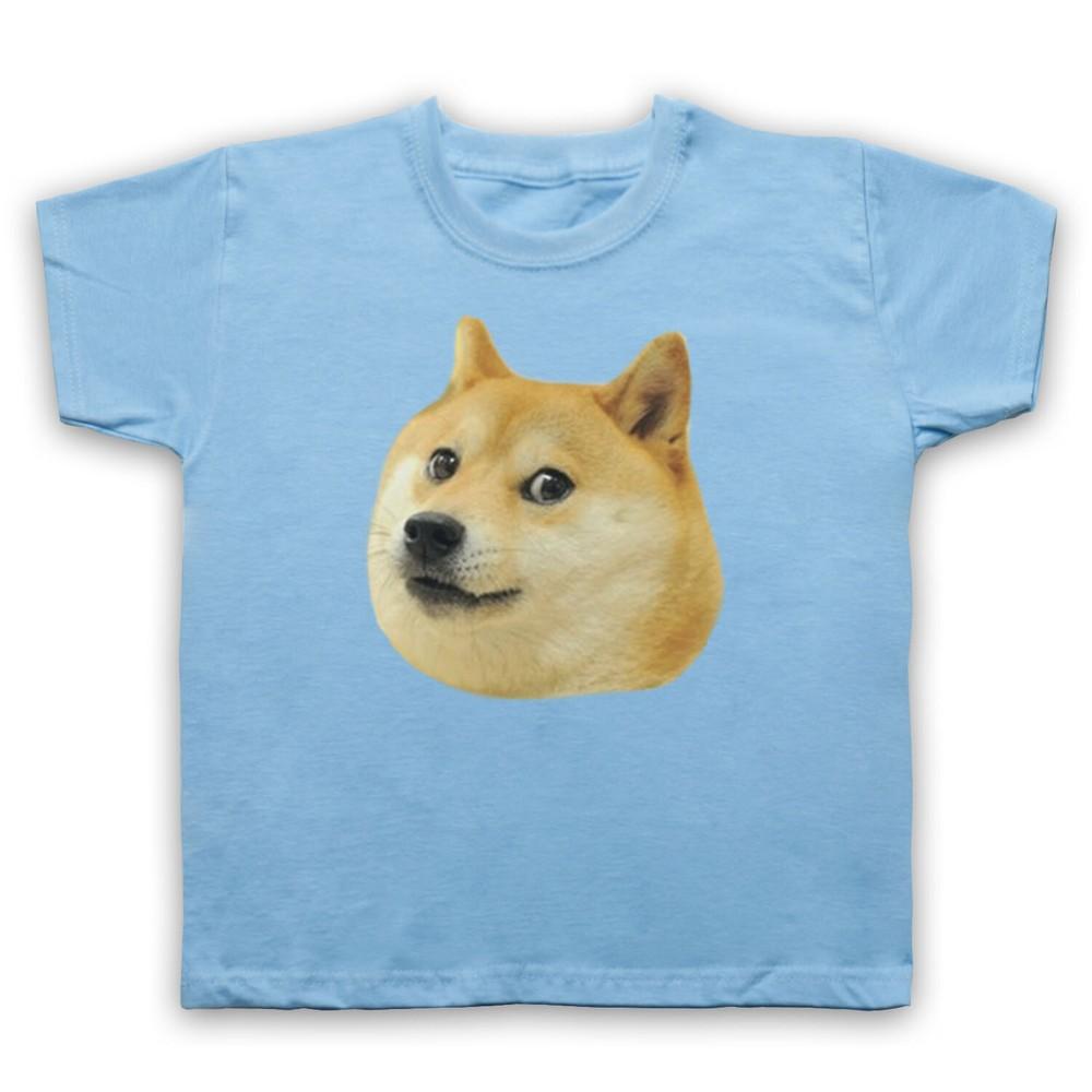 

Doge Head Meme Funny Dog Shiba Inu Staring Joke Kids Childs T-Shirt 4XL
