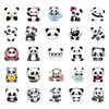 60 Cartoon Panda Graffiti Aufkleber Personalisierte Dekoration Motorrad Gitarre Koffer Wasserdichte Aufkleber