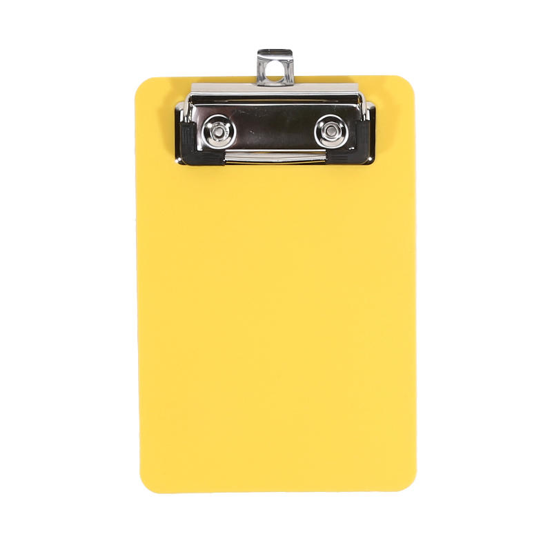 A7 Frosted Color Transparent Mini Clipboard with Clip for Sticky Notes Portable Writing Board Document Holder Small Bill Organizer