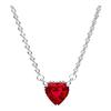 Pandora Flame Heart Necklace & Earring Set