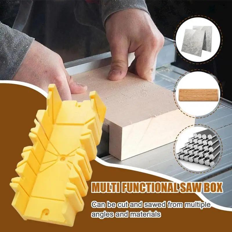 1 Stück 45/90 Grad 1 Stück Holzschneiden Klemmen Gehrungssägenkasten Holzbearbeitung Winkelschneiden Für Zimmermann Gipskarton Schrägschneidewerkzeug