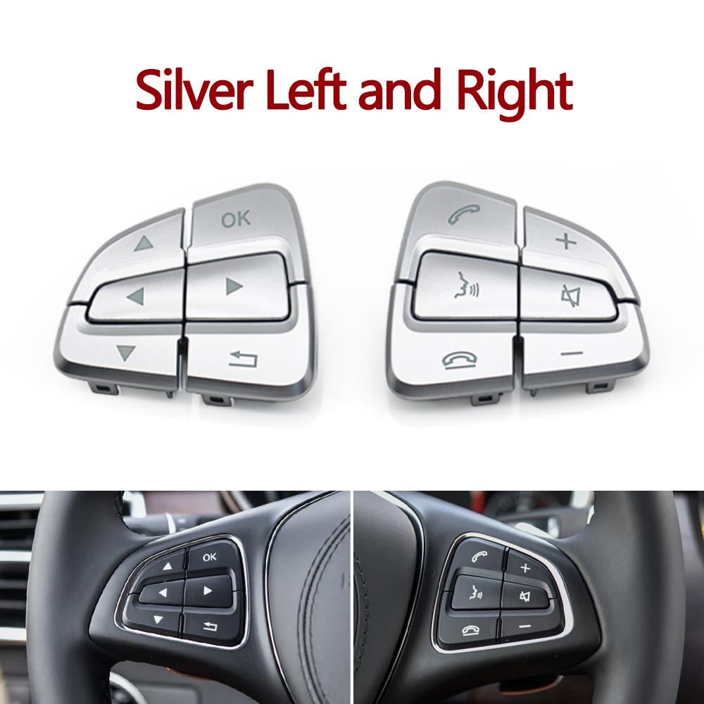 Car Steering Wheel Buttons Control Switch Cover For BENZ A B CLA CLS GLA GLS GLE Class W176 W246 W218 W172 W292 W166 A0999050600
