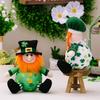 Patricks Day Ornament Leprechauns Doll Hangings Pendant for Festival Parties Tree Hangings Decorations Toy for Kids Boy Girl