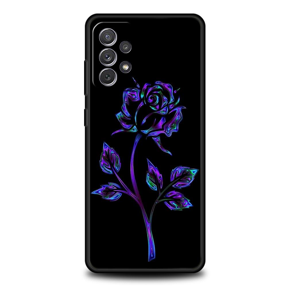Beautiful Rose Flower Phone Case For Samsung Galaxy A51 A71 A21S A12 A11 A31 A41 A03s A52 A32 A22 A13 A23 A33 A53 A73 5G Cover