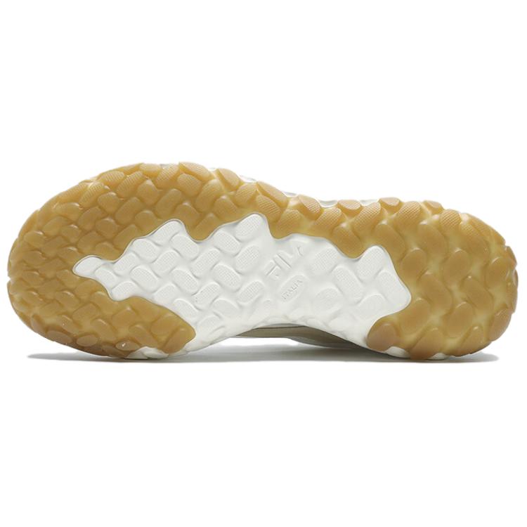 New FILA Gara Height Increasing Low top Casual Running Shoes Men's White Yellow F12M433201FSC
