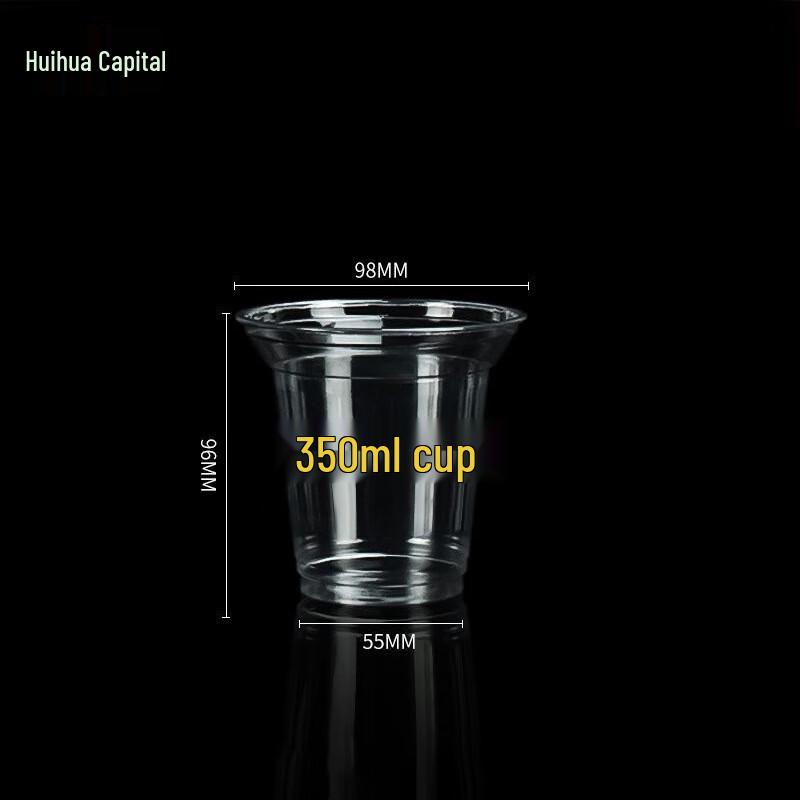 

HUIHUADU Disposable Clear Drink Cups (98mm)