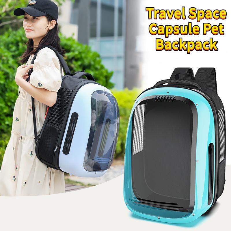Cat Carrier Bags Breathable Outdoor Pet Carriers Small Dog Cat Backpack Travel Space Capsule Cage Pet Transport Bag For Cat