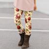Women's Christmas Print Slim Fit Elastic Yoga Casual Pants