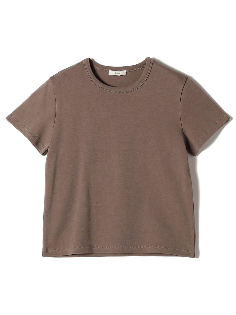 SHIPS for Women Organic Cotton Smooth Cut and Sew One 312370006 T-Shirt, Brown, Size,