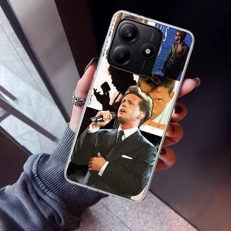 

L-Luis M-Miguel Singer Phone Case For Xiaomi Redmi Note 10 11 12 13 14 15 Pro Plus 11S 12S 14S 11T 11E 10S Soft TPU Back Cover R Redmi Note 12 Pro 5G