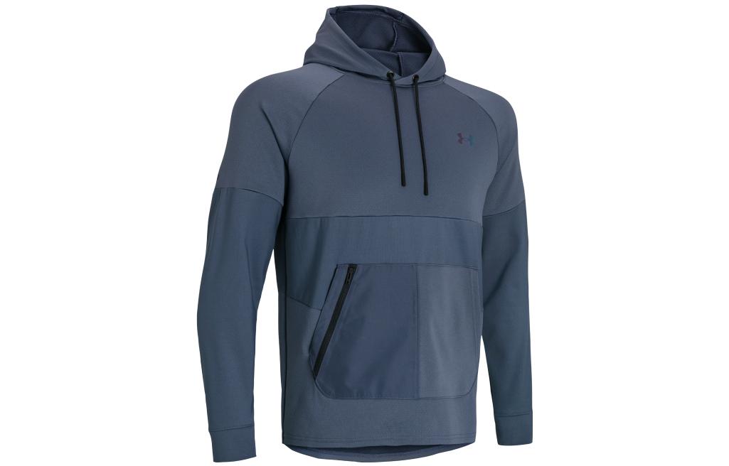Under Armour RUSH Sweatshirts Men s Gray Hooded Moderate Other 1370450-044 L
