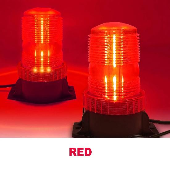 12-24V 48V 60V 80V 30 LED High Power Emergency Warning Flash Strobe Light Beacon for Forklift Truck School Bus Amber Blue Red