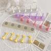 1 Set Jelly False Nail Tips Practice Trainning Display Stand Holder Base Colorful Crystal Nail Art Polish Display Manicure Tools