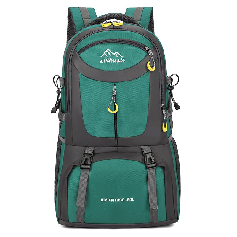 Outdoor Hiking Bag Hiking Men's and Women's 60L Large-capacity Backpack Fashion Leisure Travel Backpack Lightweight Sports Bag