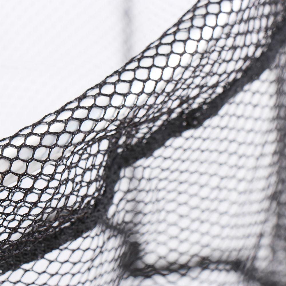 Durable Black Nylon Mesh Fly Fishing Trout Hand Net Fishing Net Fish Saver Landing Nets