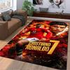 Soccer Star Red carpet Set 3PCS carpet set (1 duvet cover, 2 pillowcases, duvet not included)