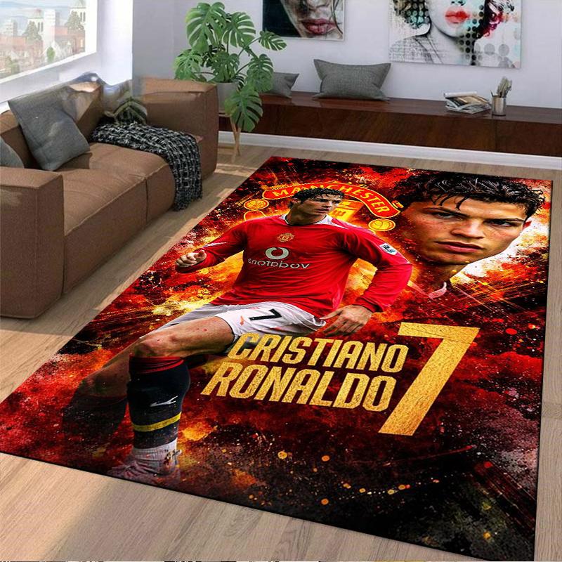 Soccer Star Red carpet Set 3PCS carpet set (1 duvet cover, 2 pillowcases, duvet not included)