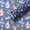Festive Wrapping Sheet Smooth Gift Wrapping Paper Holiday Gift Wrap Vibrant Christmas Craft Paper For Parties Christmas Tree