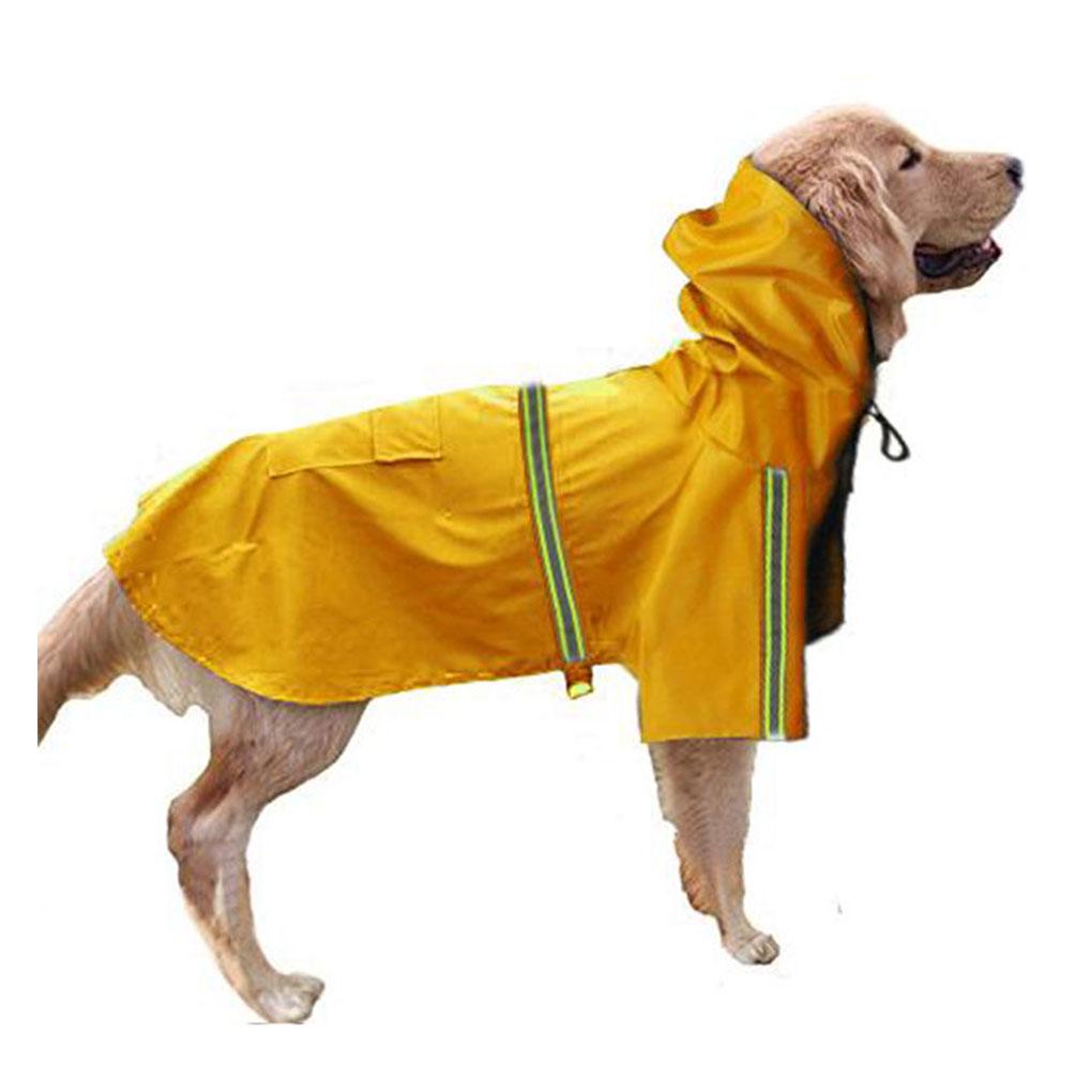 

Reflective Pet Dog Puppy Cat Hooded Rain Coat Raincoat Waterproof Jacket Hoodie xl