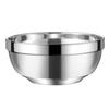 Platinum Double-Layer Anti-Scalding 304 Stainless Steel Bowl for Home, Canteen, and Kindergarten