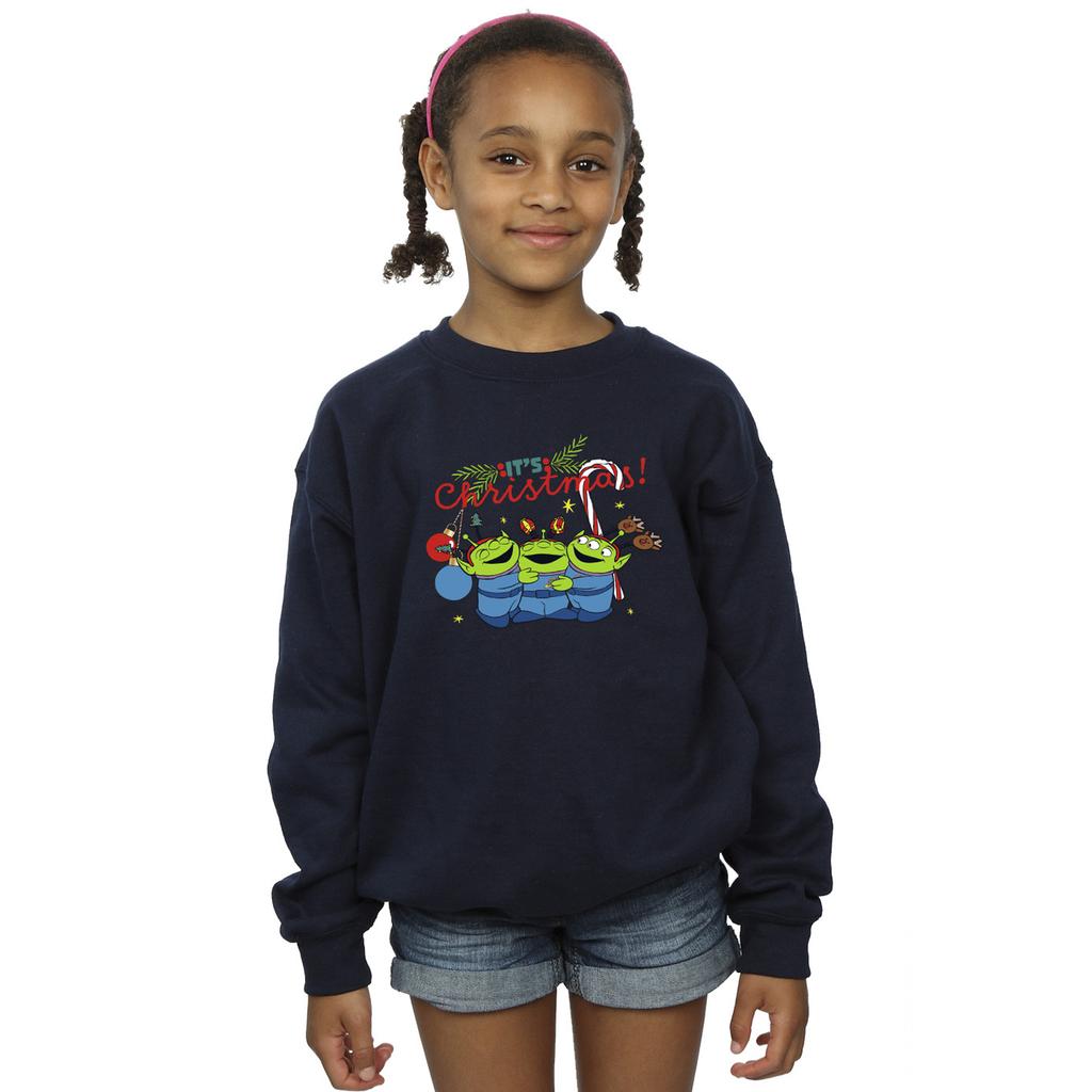 Toy Story Girls Aliens Christmas Sweatshirt