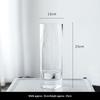 Elegant Transparent Glass Vase for Home Décor – Large Straight Tube Design for Floral Arrangements