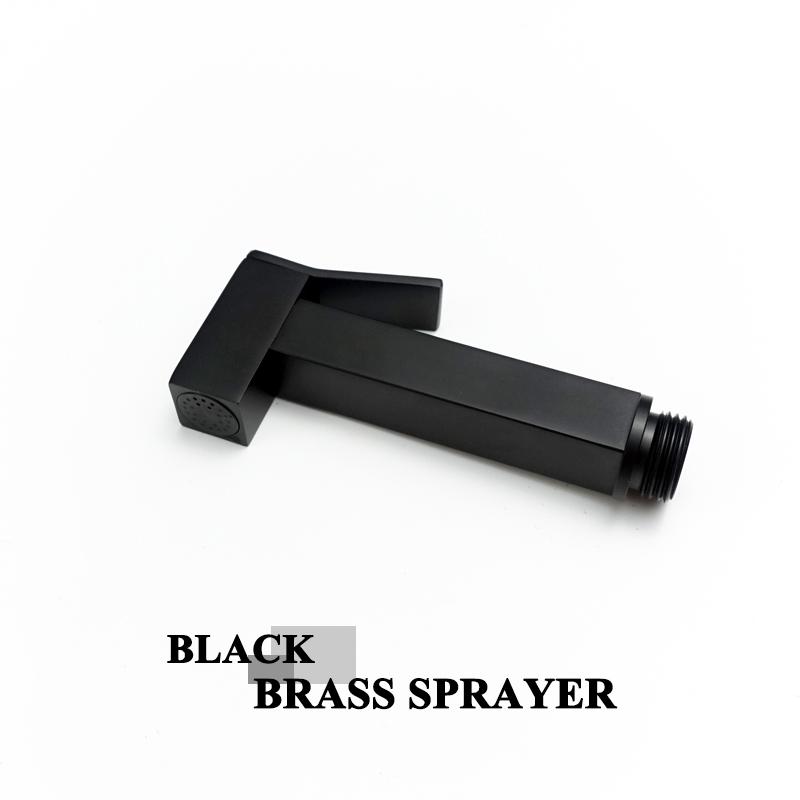 

Черный золотой смеситель для горячей и холодной воды, биде, ручной душ для туалета Shattaf, портативный распылитель для туалета с краном