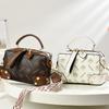 Brand Print Leather Top-handle Bags Female Handbags Women Shoulder Crossbody Tote Messanger Bag Women's Boston Pillow Bag