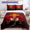 3pcs Duvet Cover Set (1*Duvet Cover + 2*Pillowcase, Without Core), Makima Chainsaw Man Print Soft All‑Season Bedding Set, Home Bedroom Decor Gift