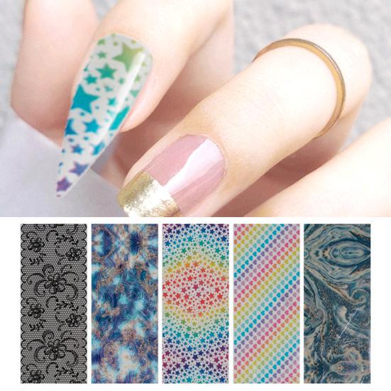 

Фольга для переноса ногтей, 10 шт./компл., легко приклеивается, различные формы, ультратонкая фольга для переноса ногтей, бумага