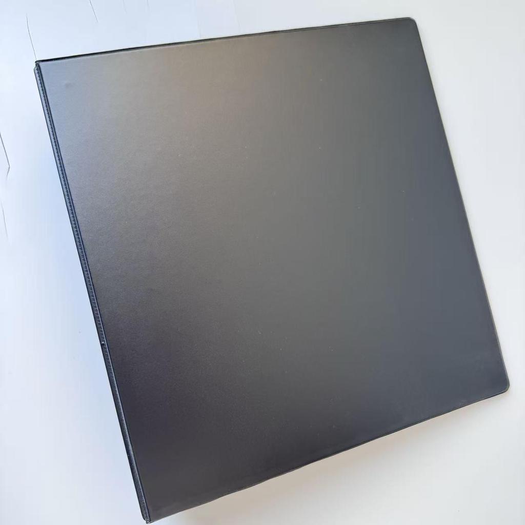 PVC Faux Leather Large Capacity Loose-Leaf Card Album and Photo Organizer