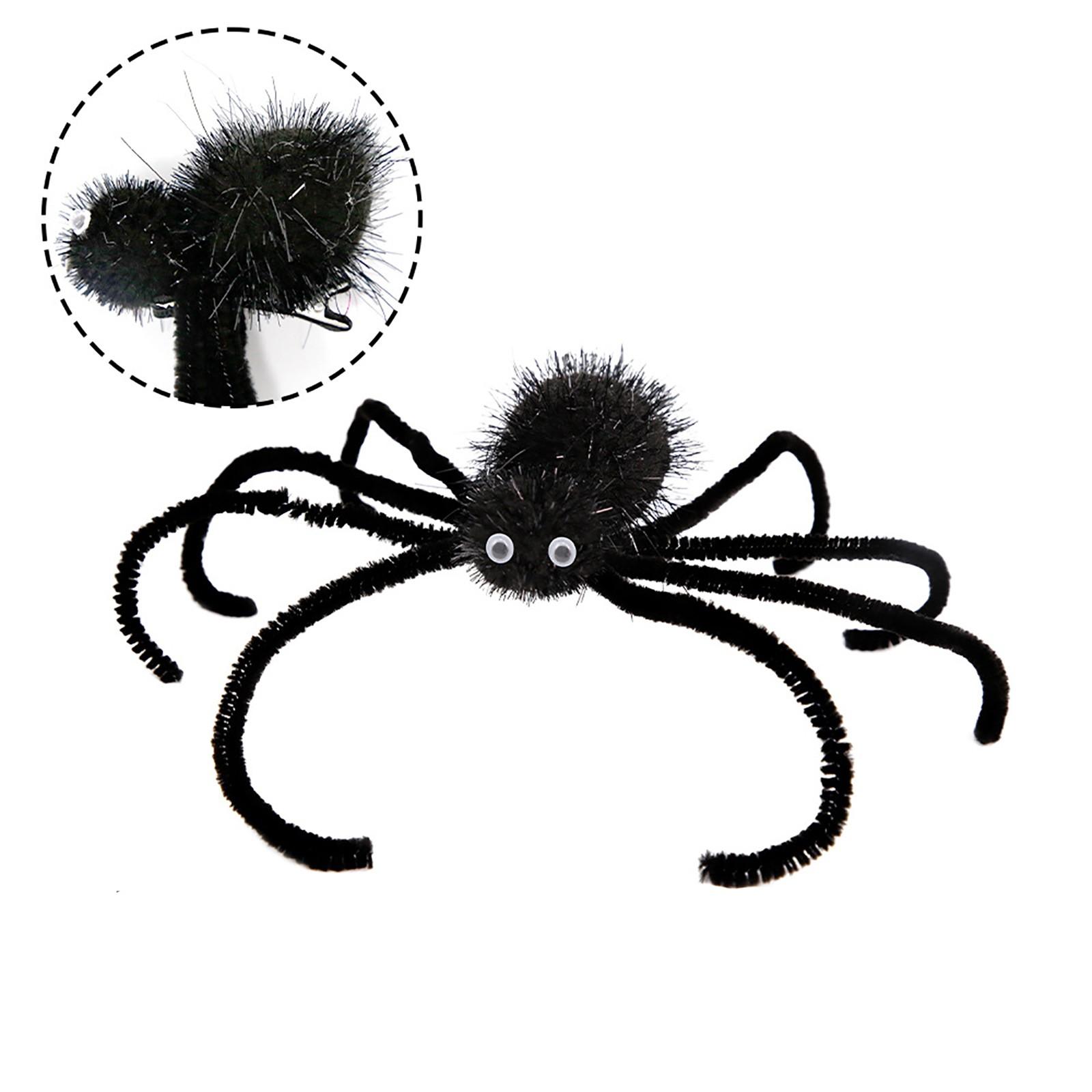 

Halloween Hair Clips For Women Girls Halloween Spider Hair Clips Spider Hair Barrettes Black Horror Hairpins Spooky Hair Pins Halloween One Size чёрный