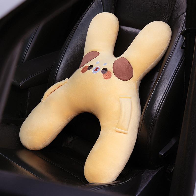 Cartoon Kopfstütze für Auto, Nackenkissen, Kindersitzgurt, Nackenkissen, Auto-Schlafartefakt, Schlafkissen