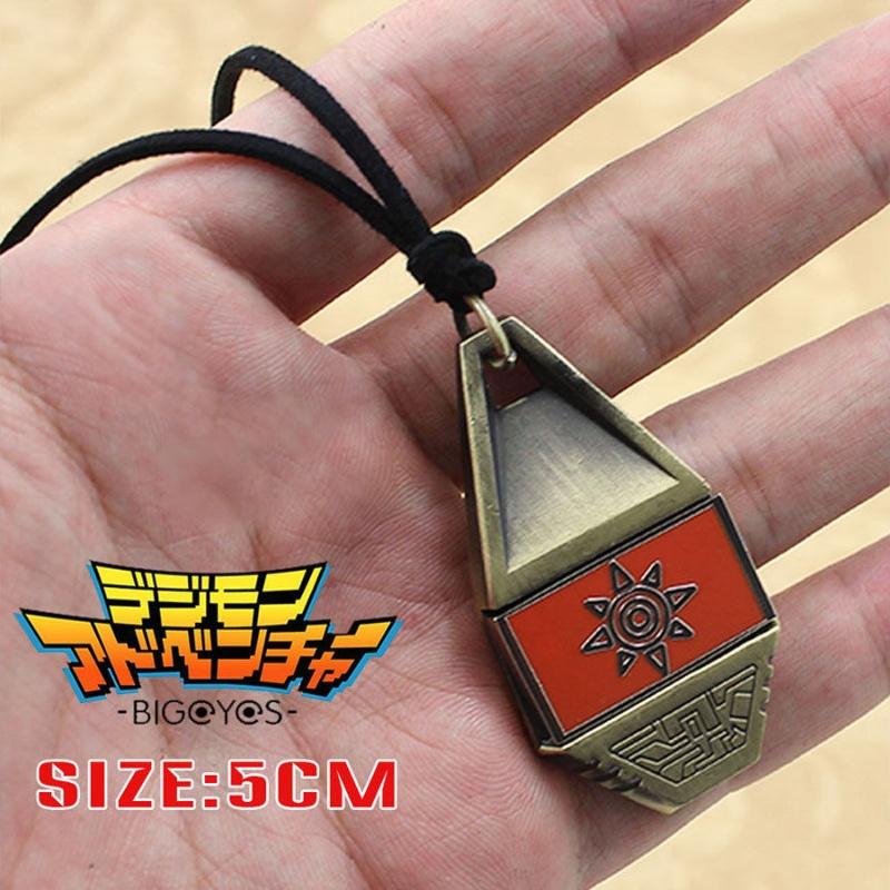Original Digimon Digivice Keychain Pendant Courage Friendship Hope Dragon Emblem Collection Decoration Ornaments Model Toy Gifts