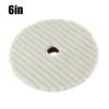 Wool Polishing Pad 1pcs 7\" Beveled Edge Clay Powders