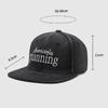Embroidered Baseball Cap Retro Men Women Hip-Hop Cap Flat Brim Sun Hat