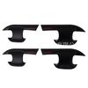 2023 Ford Everest Black Exterior Door Handle Protection Trim