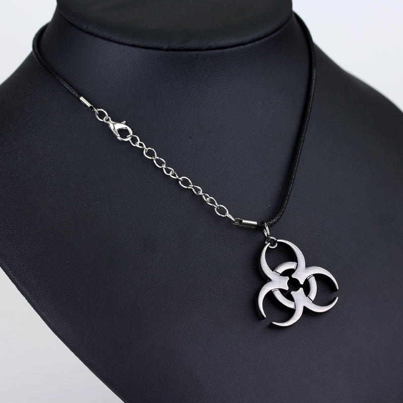 Residents Evils Pendant Necklace for Men Women Corporation Symbol Chain Necklace Fans Cosplay Party Jewelry Accessories Gift