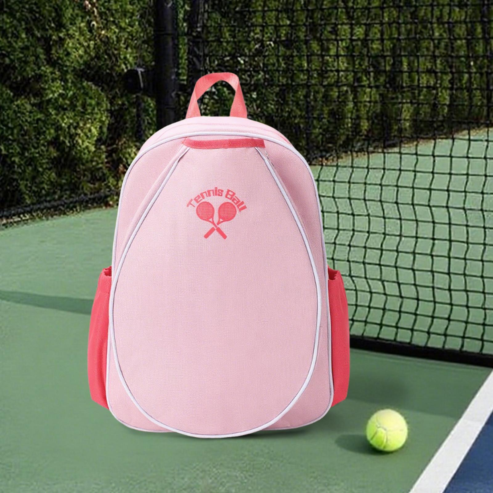 Tennis Backpack Outdoor Sport Bag Large Capacity Racket Bag for Squash Racquet Women Men Balls Tennis Racket Accessories розовый