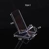 Acrylic Transparent Mobile Power Bank & Phone Display Stand with Multiple Styles