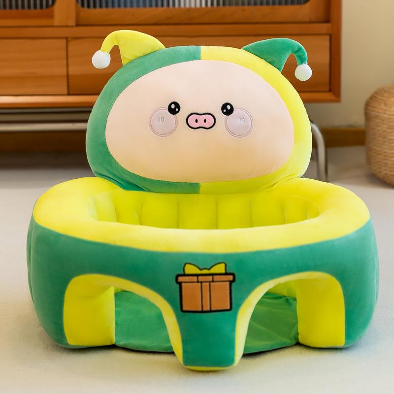 Creative Baby Learning Seat Cartoon Bag Sofa Plush Toy Children Eat Anti-Rollover Chair