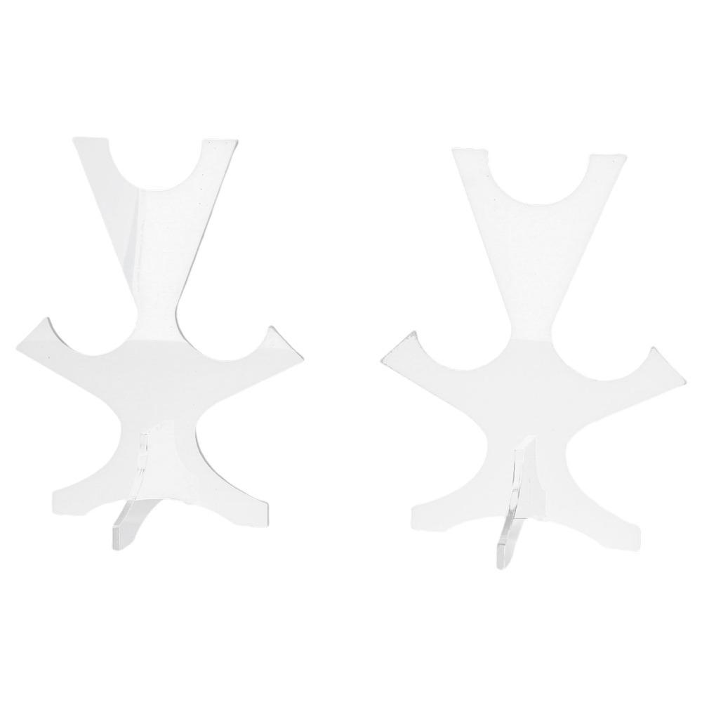 2Pcs Acrylic Lightsaber Display Stand Length Adjustable Adjustable Sword Holder For Collections