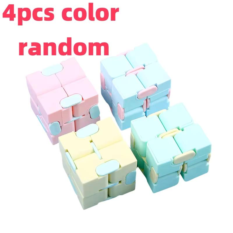 Cube Fidget Mini Infinity Cube Puzzle Cube Anxiety Relief Magic Puzzle Flip Toy Suitable for ADHD and Autism Gift