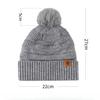 Ladies' Autumn Winter Knitted Hats Warm Outdoor Cold Resistant Woolen Pullover Hats Fashionable Comfortable Versatile Hats